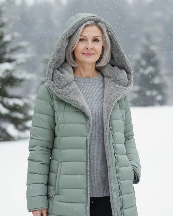 Maëlle™ – Manteau Cozy Imperméable et Chaleureux