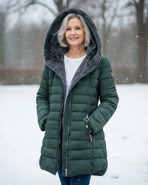 Maëlle™ – Manteau Cozy Imperméable et Chaleureux