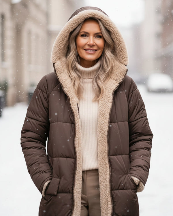 Manteau d’hiver Alouise — quand chaleur rime avec élégance