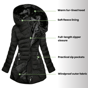 Maëlle™ – Manteau Cozy Imperméable et Chaleureux