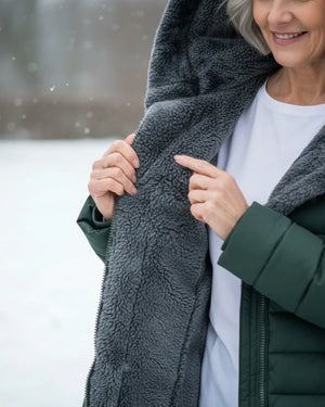 Maëlle™ – Manteau Cozy Imperméable et Chaleureux