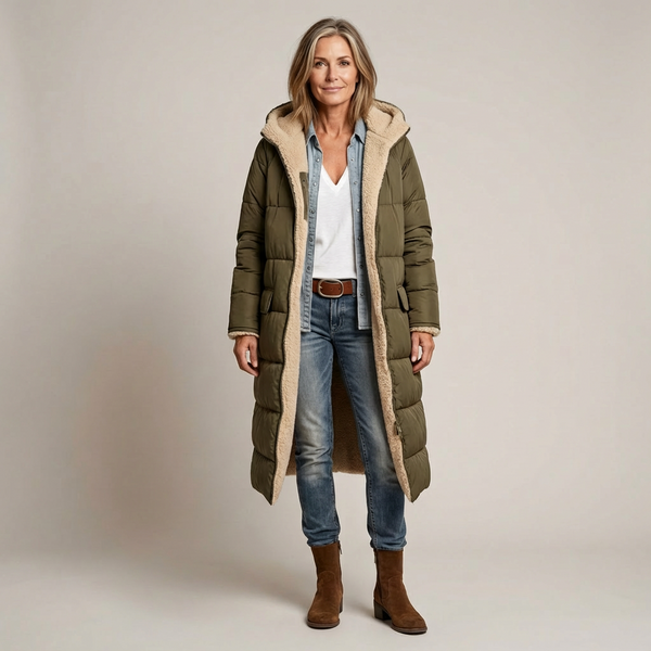 Éloria™ | Manteau Réversible Élégance