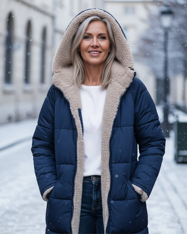 Manteau d’hiver Alouise — quand chaleur rime avec élégance