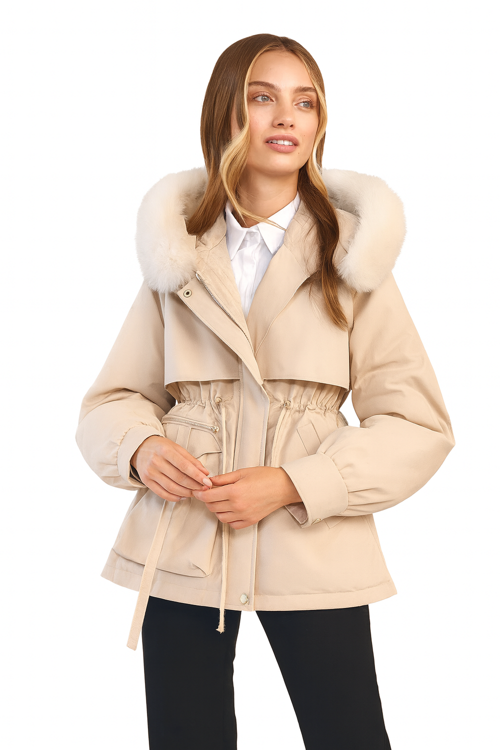 LUNA™ – Parka d’Hiver Luxe Éclatant
