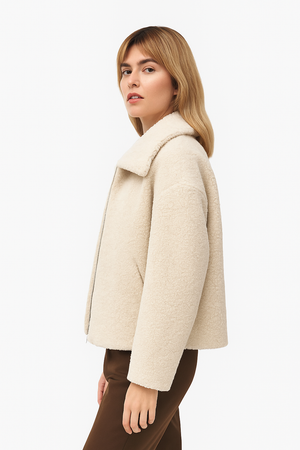 MilaNord™ – Manteau doux façon mouton Québec Cozy