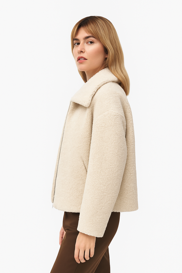 MilaNord™ – Manteau doux façon mouton Québec Cozy