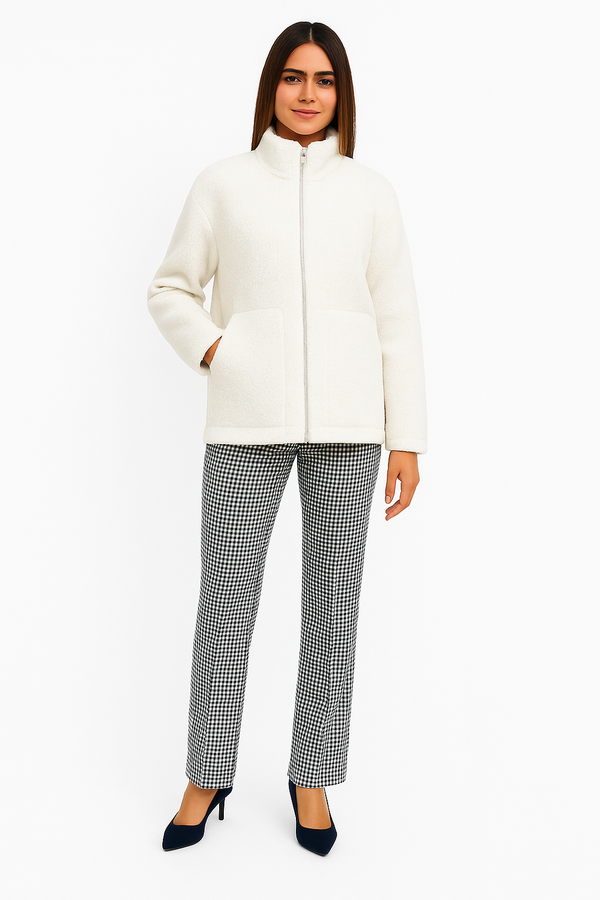 Maude™ – Manteau teddy ultra-chaud beige sable