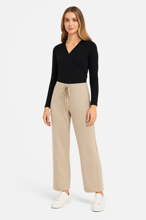 ClaireNord™ – Pantalon doux en maille chaude Québec Comfort 🤎