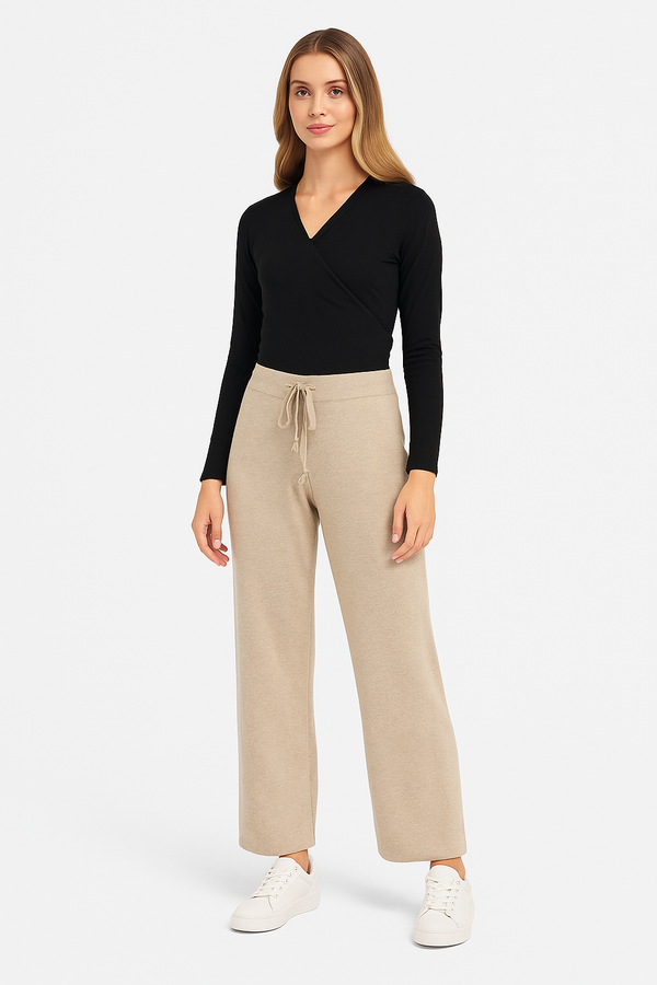 ClaireNord™ – Pantalon doux en maille chaude Québec Comfort 🤎