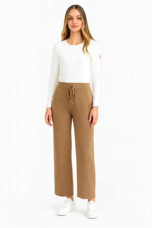 ClaireNord™ – Pantalon doux en maille chaude Québec Comfort 🤎