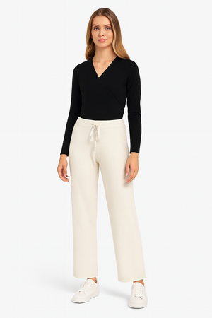 ClaireNord™ – Pantalon doux en maille chaude Québec Comfort 🤎