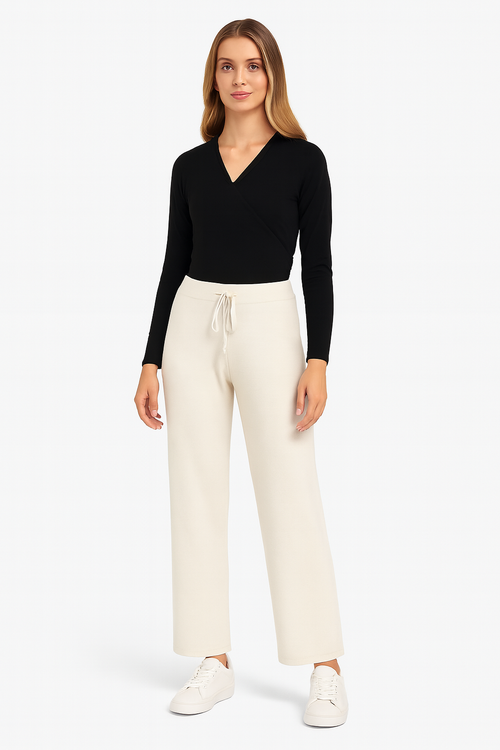 ClaireNord™ – Pantalon doux en maille chaude Québec Comfort 🤎