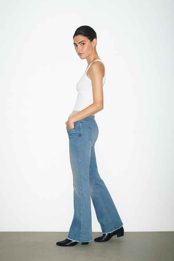 NordDenim™ – Jean large coupe fluide, look Montréal street chic 💙🍁