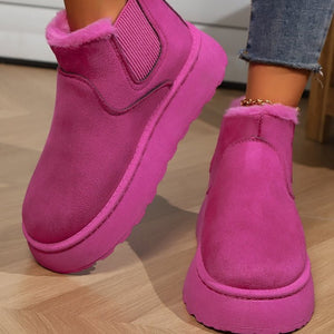 NordUrbain™ – Botillons doublés cosy, semelle épaisse & chaleur pour l’hiver québécois 🍁❄️