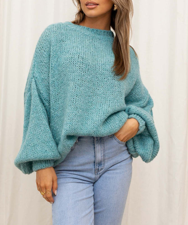 CielDouillet™ – Chandail moelleux oversize, douceur nuage & chaleur québécoise 🌨️💙