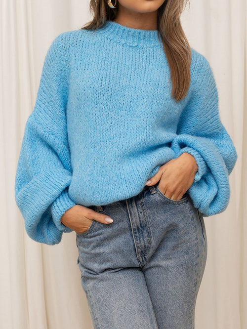 CielDouillet™ – Chandail moelleux oversize, douceur nuage & chaleur québécoise 🌨️💙