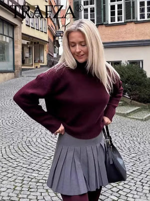 ÉloïseNord™ – Pull col roulé doux, chaleur réconfortante pour l’hiver québécois ❄️