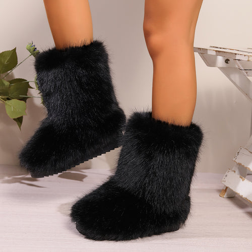 NordBoutique™ – Bottes douillettes et élégantes en fausse fourrure 🖤❄️