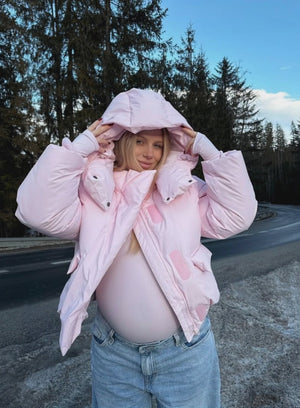 Rosalie™ – Doudoune sucrée avec capuche & col haut